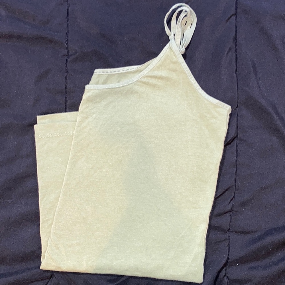 Sage green basic cami womens small